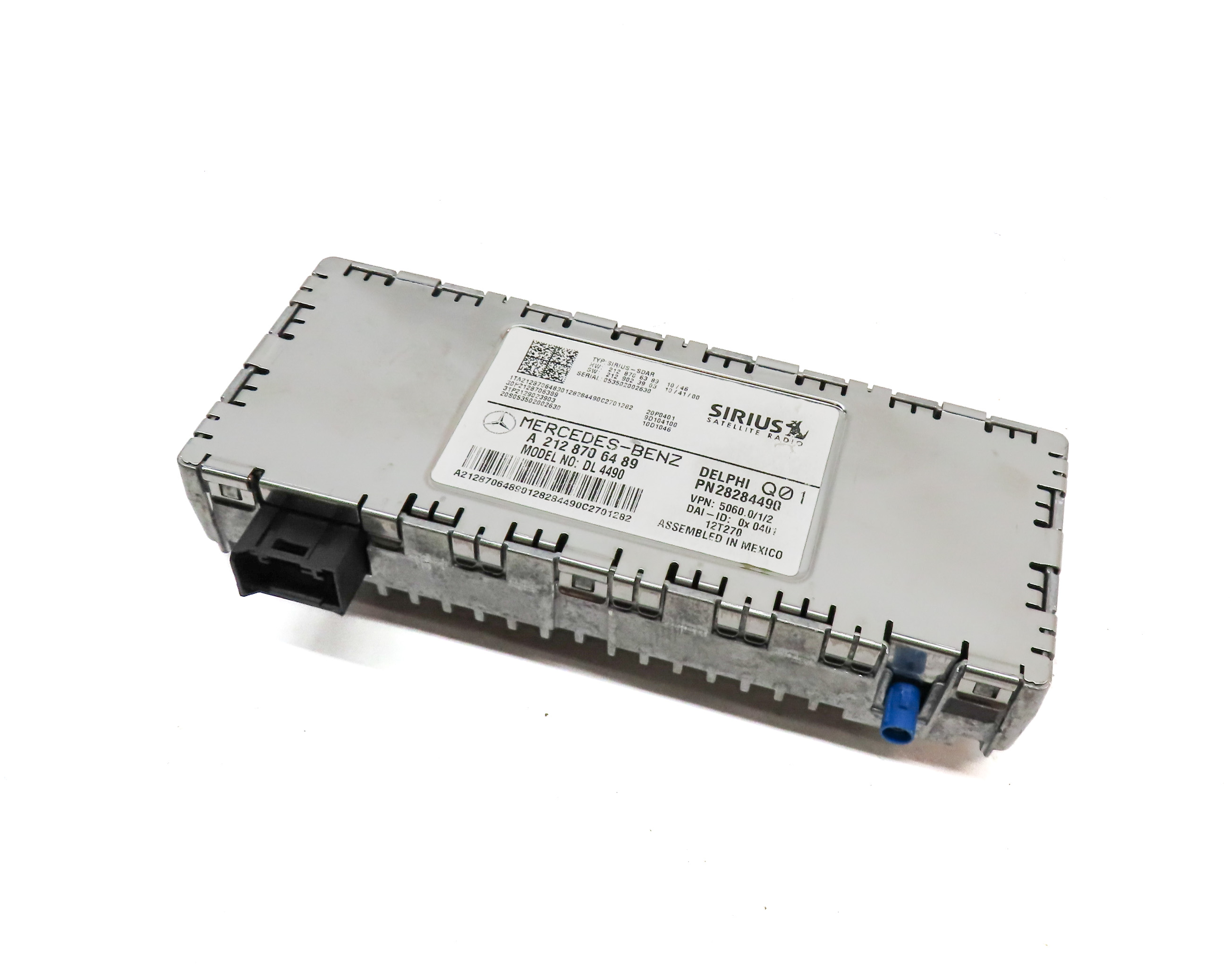 2013 MERCEDES GL350 (X166) SIRIUS SATELLITE RADIO CONTROL MODULE — exact item pictured